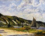 保罗 高更 : The Cliffs of Le Bouille